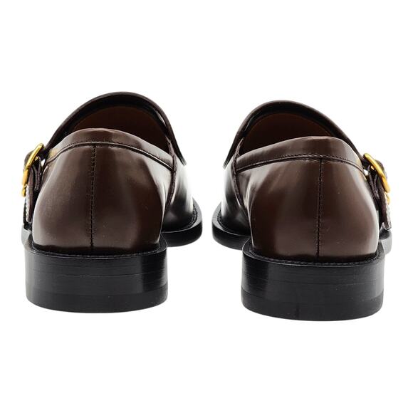 Marni Bambi 3.0 Double Buckle Leather Women’s Loafers Brown - NWB $1100 - Picture 5 of 9